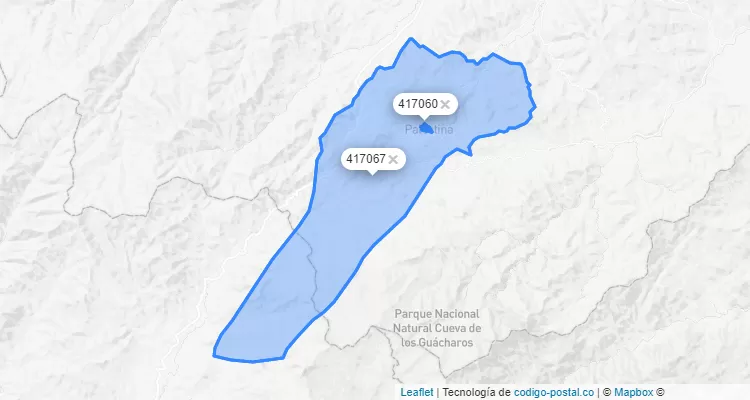 Palestina ZIP Code, Huila