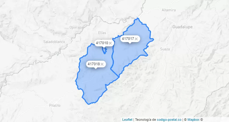 Timaná ZIP Code, Huila
