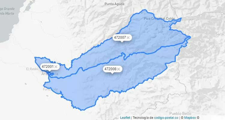 Aracataca ZIP Code, Magdalena