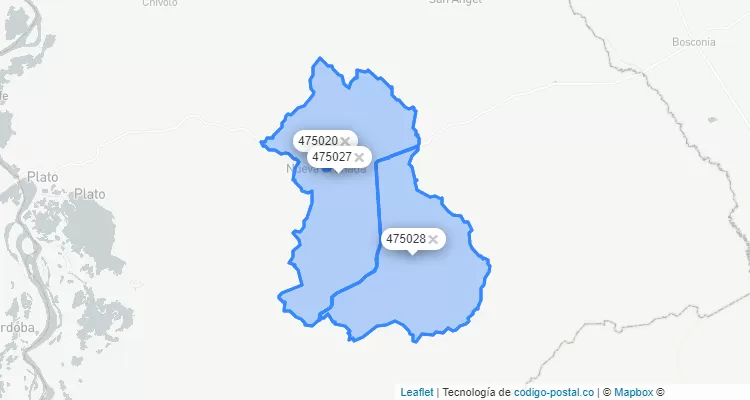 Nueva Granada ZIP Code, Magdalena
