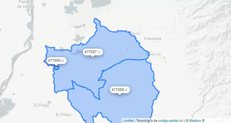 Pivijay ZIP Code, Magdalena