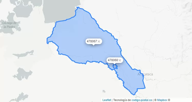 El Retén ZIP Code, Magdalena