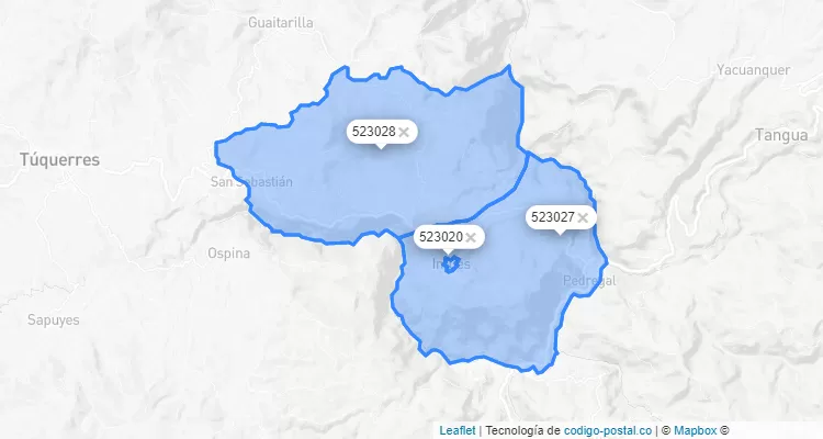 Código Postal de Imués, Nariño