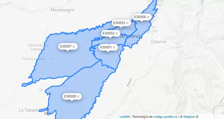 Armenia ZIP Code, Quindío