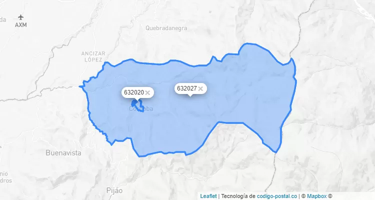 Córdoba ZIP Code, Quindío