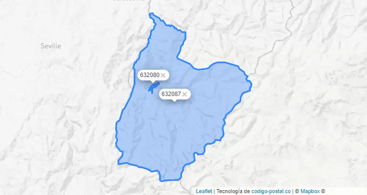 Génova ZIP Code, Quindío