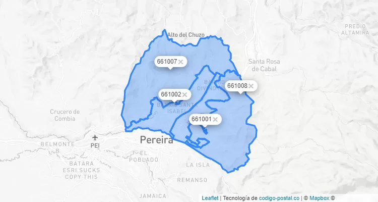 Dosquebradas ZIP Code, Risaralda