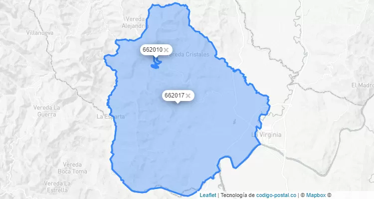 Balboa ZIP Code, Risaralda