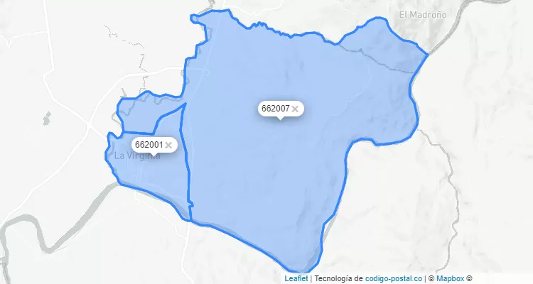 La Virginia ZIP Code, Risaralda