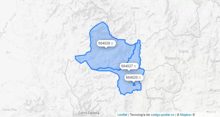 Mistrató ZIP Code, Risaralda