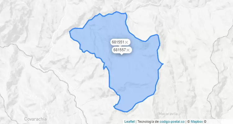 San Miguel ZIP Code, Santander