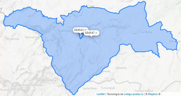 Florián ZIP Code, Santander