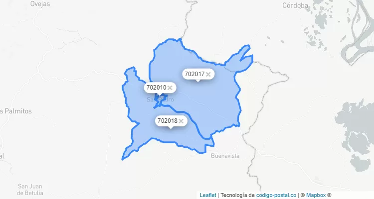 San Pedro ZIP Code, Sucre