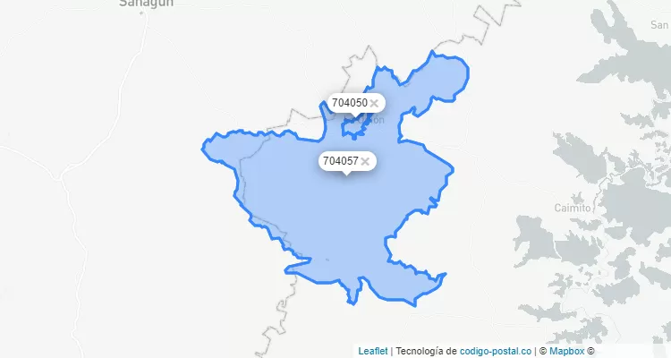 La Unión ZIP Code, Sucre
