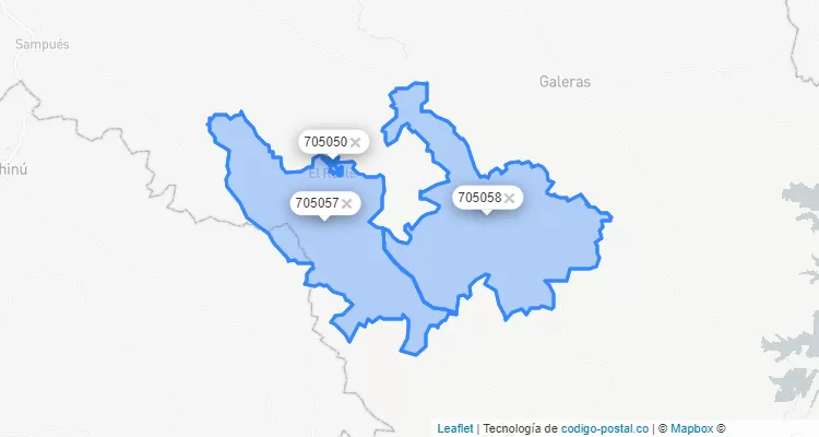 El Roble ZIP Code, Sucre