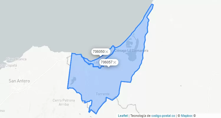 Coveñas ZIP Code, Sucre