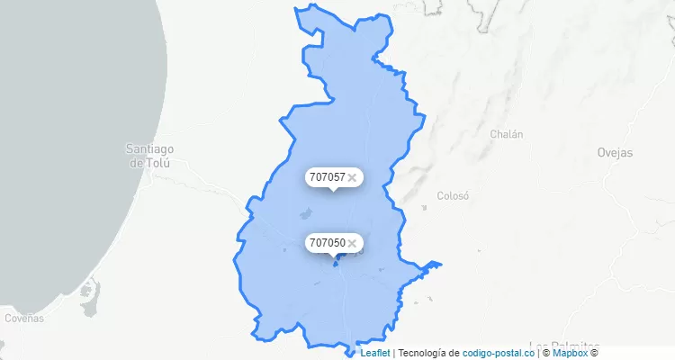 Tolu Viejo ZIP Code, Sucre