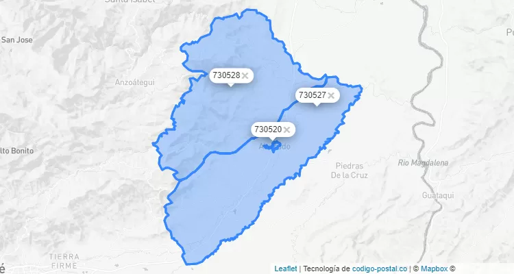 Alvarado ZIP Code, Tolima