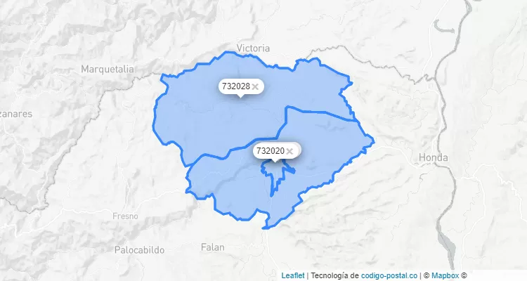 Mariquita ZIP Code, Tolima