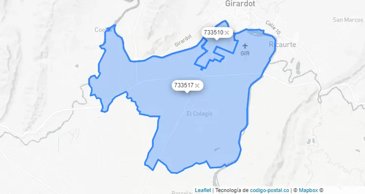 Flandes ZIP Code, Tolima