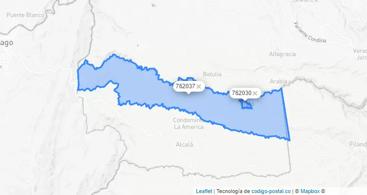 Ulloa ZIP Code, Valle del Cauca