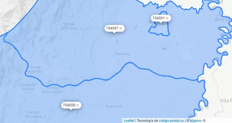 Jamundí ZIP Code, Valle del Cauca