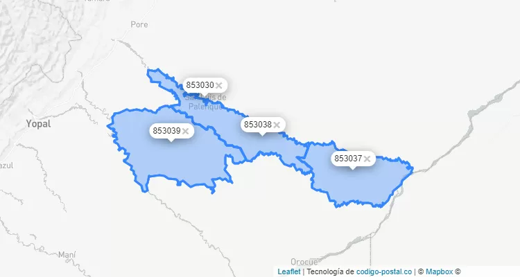 San Luis de Palenque ZIP Code, Casanare