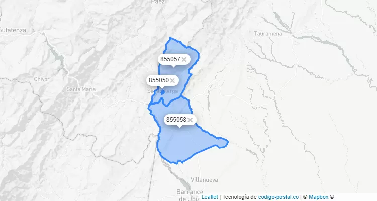 Sabanalarga ZIP Code, Casanare