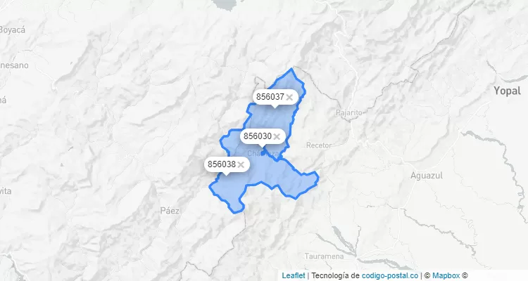 Chámeza ZIP Code, Casanare