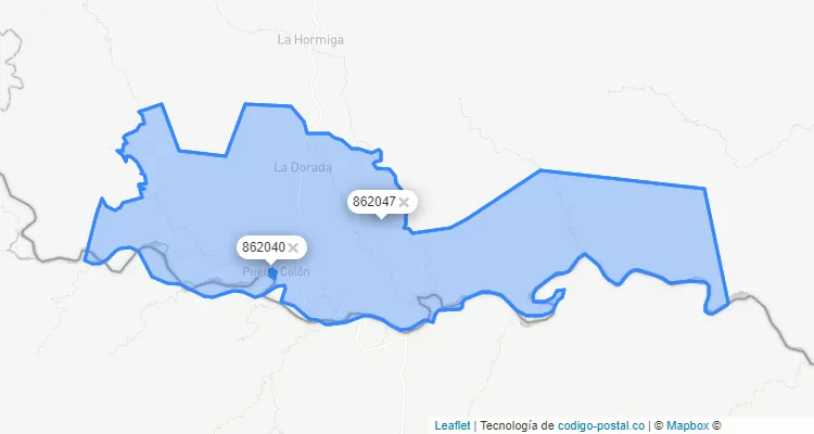 Código Postal de San Miguel, Putumayo