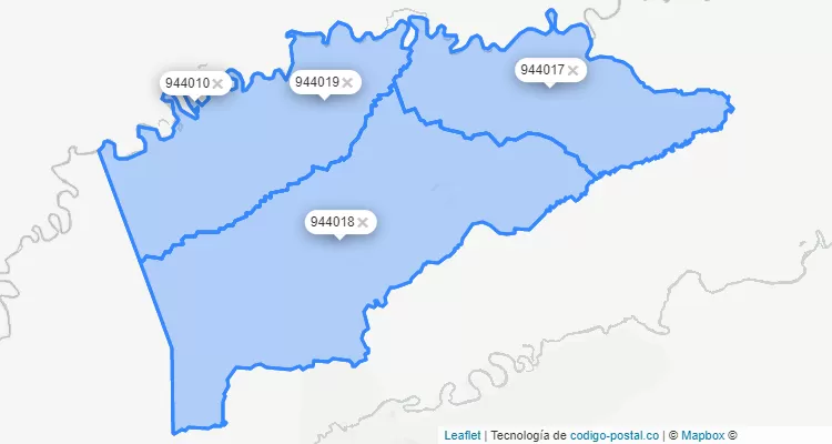 Barranco Minas ZIP Code, Guainía