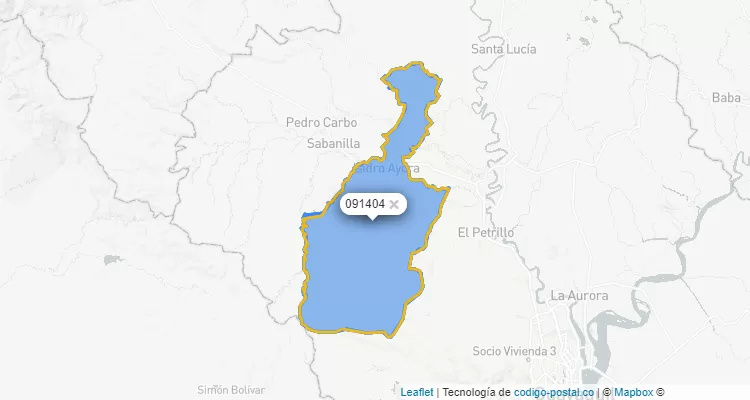 Isidro Ayora en la provincia Guayas en Ecuador.