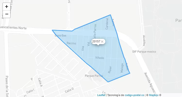 Código Postal 20157 - México