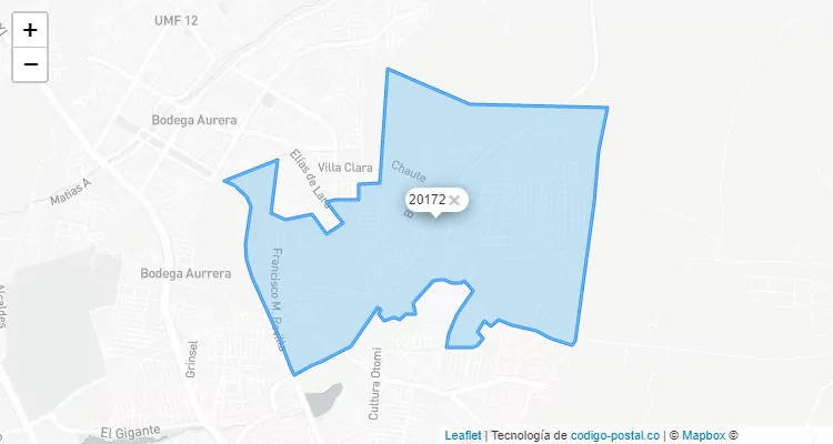 Código Postal Fraccionamiento La Florida l, Aguascalientes - Aguascalientes