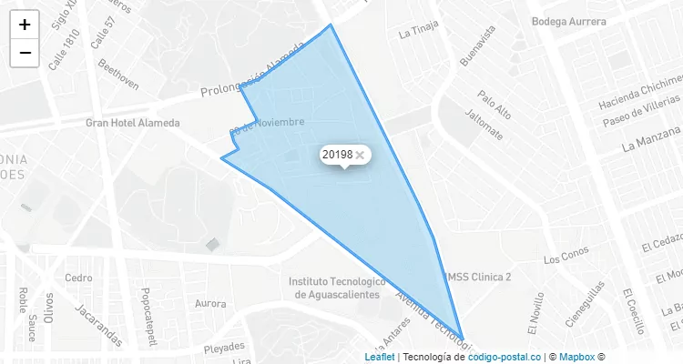 Código Postal 20198 - México