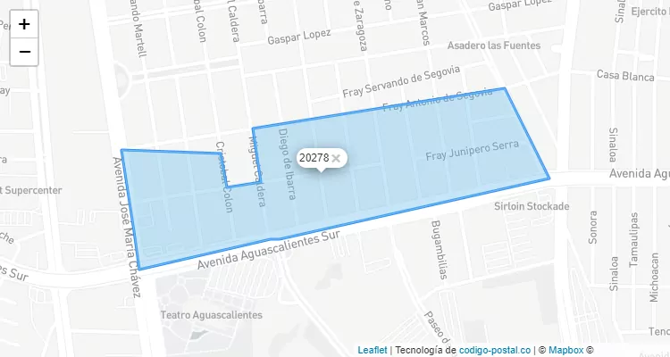 Código Postal 20278 - México