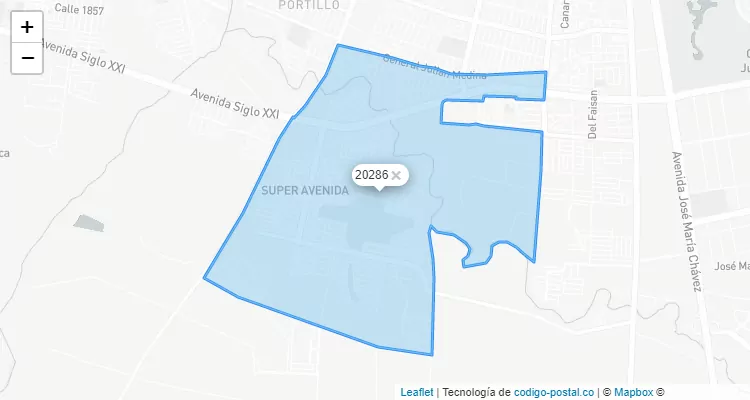 Código Postal Colonia Vicente Guerrero, Aguascalientes - Aguascalientes