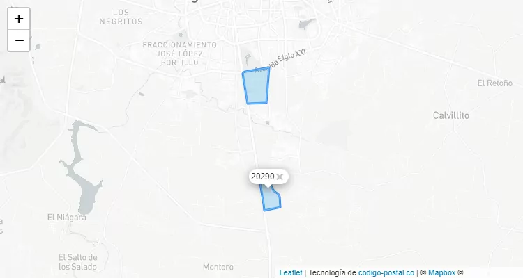 Código Postal Fraccionamiento Ciudad Industrial, Aguascalientes - Aguascalientes