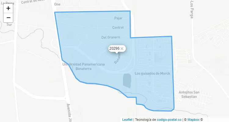 Código Postal Fraccionamiento Villa Sur, Aguascalientes - Aguascalientes