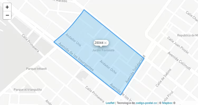 Código Postal 28044 - México