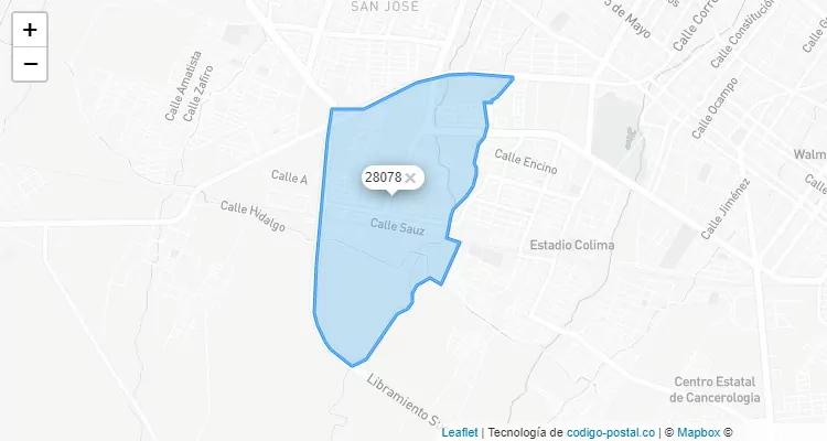 Código Postal 28078 - México