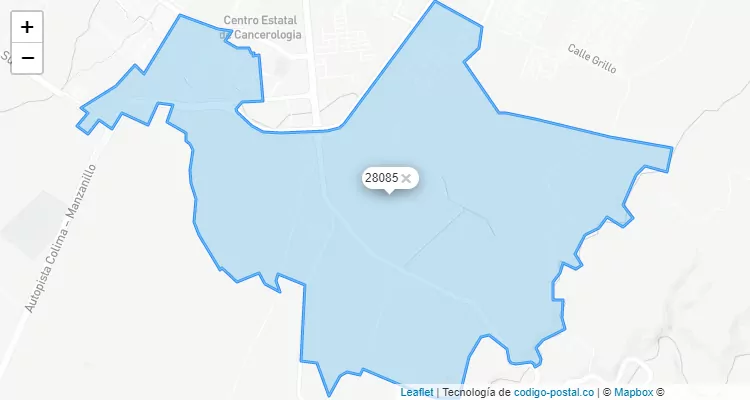 Código Postal Ranchería El Alpuyeque, Colima - Colima