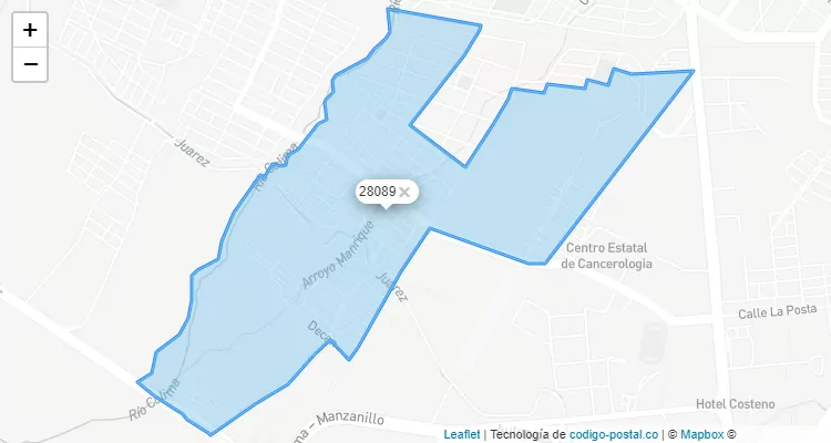 Código Postal 28089 - México