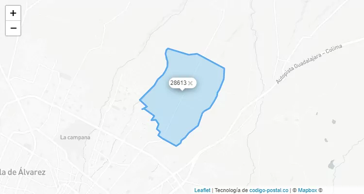 Código Postal Ranchería La Capacha, Colima - Colima