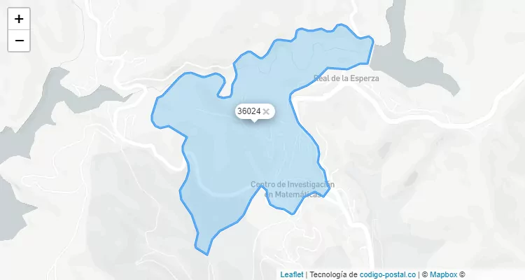 Código Postal Colonia Cerro de la Garita, Guanajuato - Guanajuato