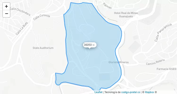 Código Postal Colonia Noria Alta, Guanajuato - Guanajuato