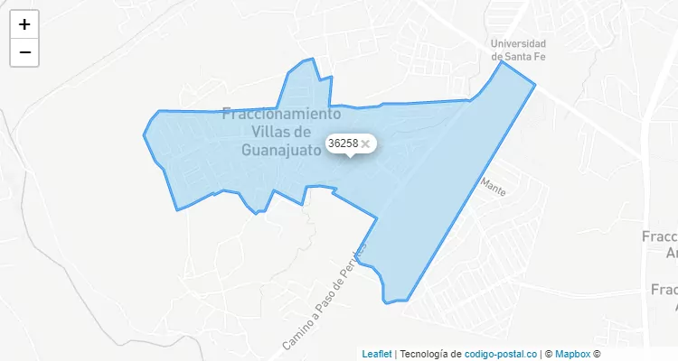 Código Postal 36258 - México