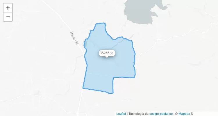 Código Postal Pueblo San José de Llanos, Guanajuato - Guanajuato