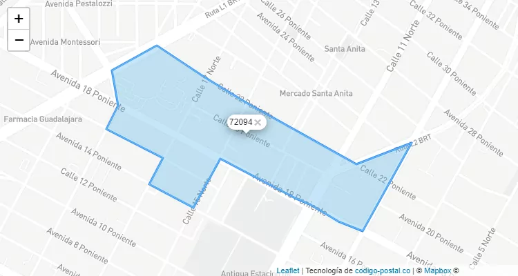 Código Postal 72094 - México