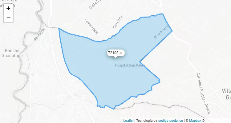 Código Postal 72108 - México